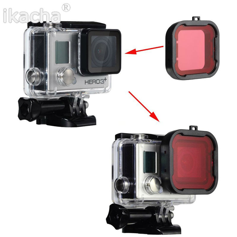 Red Diving Filter For Gopro 3+ -10