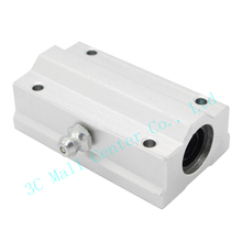 4pcs x SC10LUU SCS10LUU 10mm Linear axis Ball Bearing block, Lengthen Bearing pillow Bolck Linear unit for CNC 3d printer