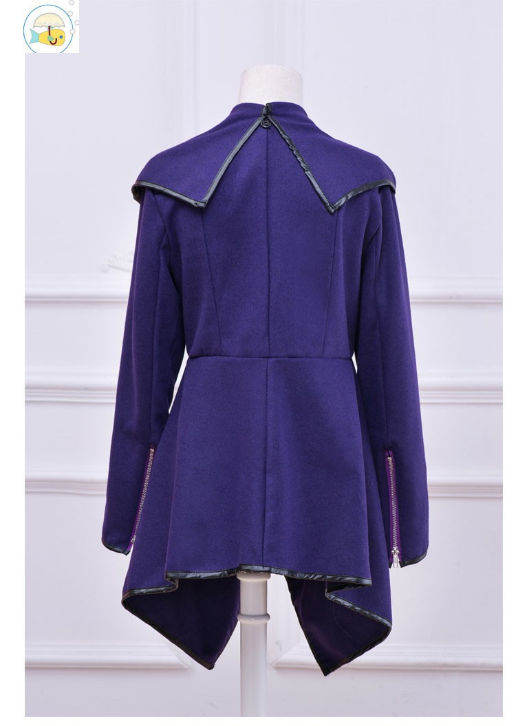 2015 New woman Fashion winter woolen overcoat women fashion Jackets woolen coat (7)