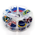 50pcs Guitar Picks box Electric Guitar Picks Mix Plectrums 8 grids Case Gift Case Use for