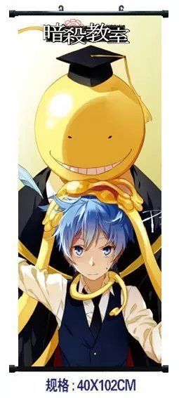 Assassination classroom Wall Scroll cosplay anime Fans Home Decor Poster G27