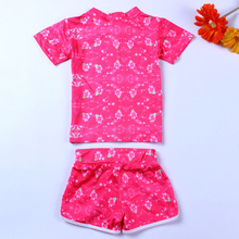 Newest Fashion Hello Kitty Children Girls Summer Clothing Set Character Cute T Shirt Pant Kids Swimwear