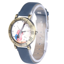 Watch Bracelets For Fashion Women Quartz Guitar Dial Leather Band Leisure Time Faux Leather Analog Wrist Watches