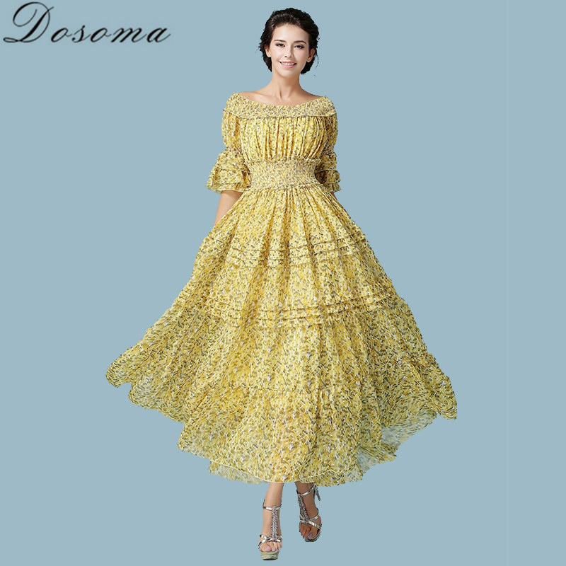 Yellow beaches dresses