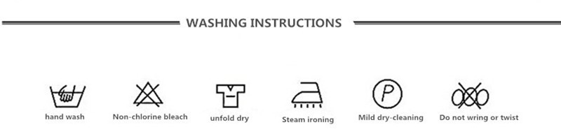 washing instructions