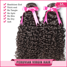 Prom Queen Hair Products 3Pcs Lot 6A Peruvian Virgin Hair Deep Wave Human Hair Weaves Bundles