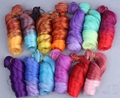 1pc Gradient Color DIY Wig For BJD Doll DIY High temperature Wire Handmade Curly Wigs Hair