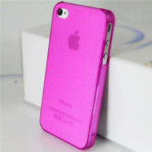 hot sale ultra thin slim mobile phone case for iphone 4s iphone4 matte crystal clear transparent