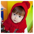 Baby Girls Sweet Hat Wool Knit Hats Christmas Present 2016 New Fashion Warm Hat for Children