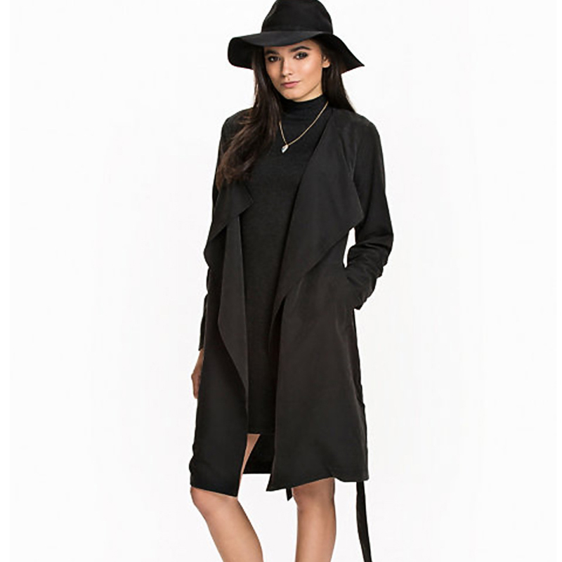 Womens Black Trench Coat Sale