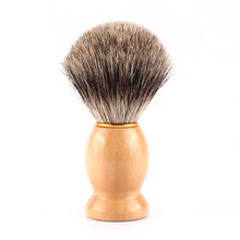 Y28 2016 New arrive hot selling 1PCS Wood Handle Badger Hair Shaving Brush For Best Men Father Gift Barber Tool free shipping