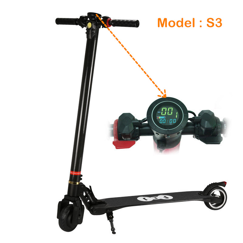 FLJ Round LCD Display for model S3 I7 Electric Scooter with colorful