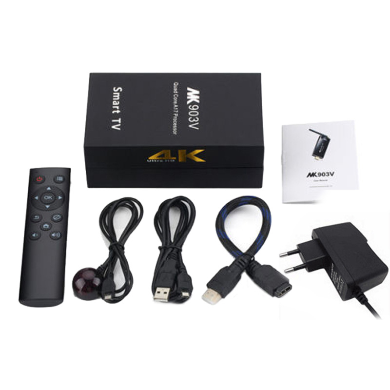 MK903V RK3288 TV BOX Dongle for Android 4.4 Quad Core 4K Wifi XBMC 2GB/8GB with IR Remote Control EU Free Shipping
