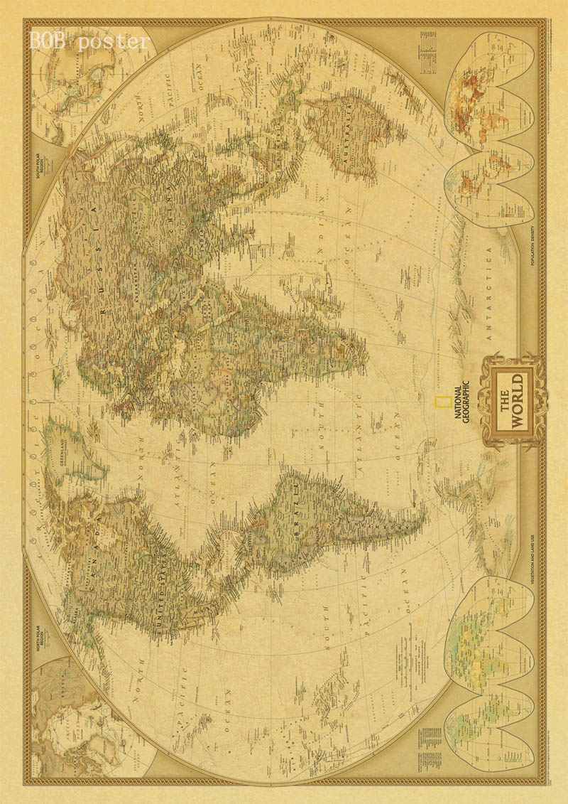 Türtapete türposter türfolie mapa del mundo vintage tarjeta antigua altas no 76