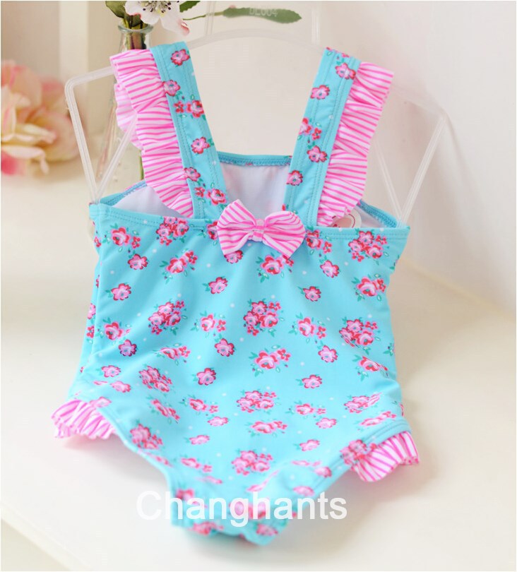 Girls' 2-Pack One-Piece Swimsuits Ruffles, tutus, red polka dots and blue stripes – our selection of infant and toddler girls' swimsuits has it all. Cute bikinis and colorful tankinis are great for afternoons by the pool with your baby girl, while snug rashgaurds and cover-ups help protect young skin during long days at the beach.