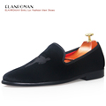 Quality Men Loafers New Fashion Chinese Kung fu Design Men s Embroidery Vintage Velvet Party Loafer