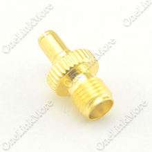 2 шт./лот Goldplated SMA женский штекер к TS9 мужской разъем адаптера для ZTE 3 г USB модем / сьерра беспроводной USB модем