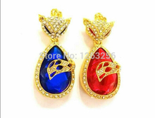 Free Shipping 32GB 16GB 8GB 4GB Crown Heart USB 2 0 Flash Pen Drive 2GB Jewelry
