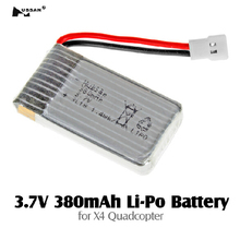 Original Battery Hubsan 3.7V 380mAh Li-po Battery for Hubsan X4 H107D / H107C / CG022 / CG032 / HM1306 / JJRC H6C H107-a24