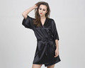 HOT sale sexy satin babydoll one piece pajamas simulation Sleeve noble pajamas for Ms night gown
