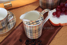 Porcelain coffee set bone china tea set 15 pieces European coffee pot coffee jug saucer set