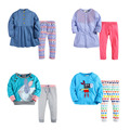 New 2017 Brand Top Quality 100 Cotton Baby Girls Clothing Toddler Kids Clothes Set Long Sleeve