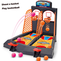 Mini basketball game Table play Toys Family sport home toy balls basketball shooting machines plastic office