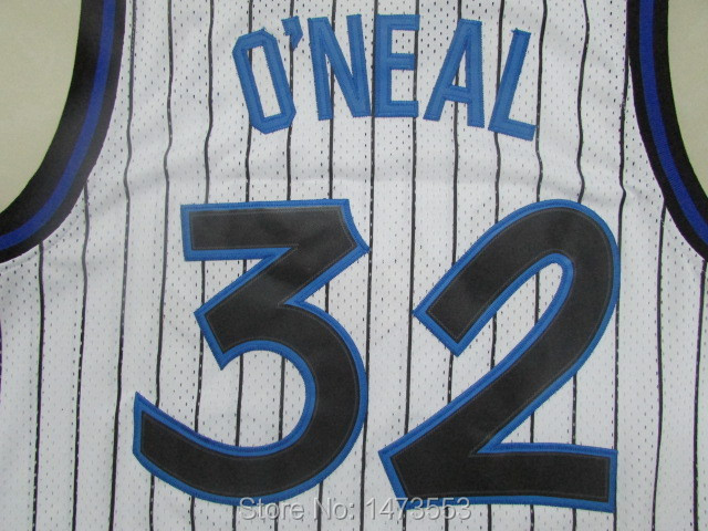 Orlando #32 Shaquille O Neal White Jersey_01