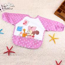 Baby baby waterproof anti dressing gowns eating baby clothes baby clothes cartoon bib meals