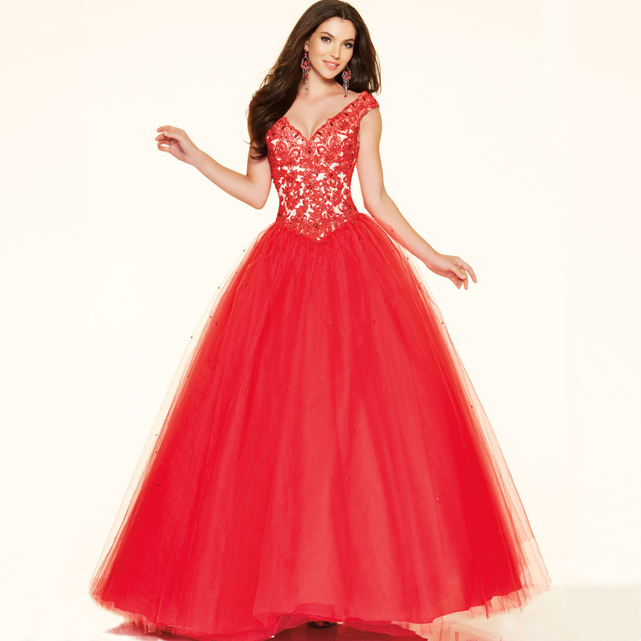 Red sexy gown