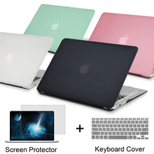 New Transparent Case For Apple macbook Air 11.6 13.3/ Pro 13.3 15.4 Pro Retina 13 15 inch Protector For Mac book