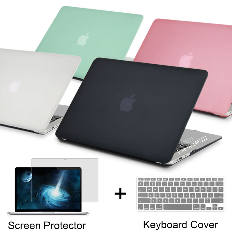 neue matt fall für apple macbook air pro retina 11 12 13 15-notebook