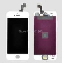 For Iphone 5S LCD Display Screen With Touch Screen Digitizer Complete Set Black OR White + Tools Free Shipping By DHL 3pcs/lot