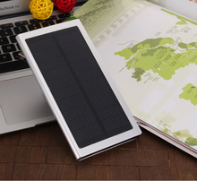 Ultrathin Dual-USB Waterproof Solar charger Portable Solar Charger Power Bank External Battery for Phone