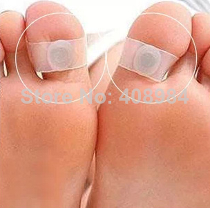  Slimming Silicone Foot Massage Magnetic Toe Ring Fat Weight Loss Health