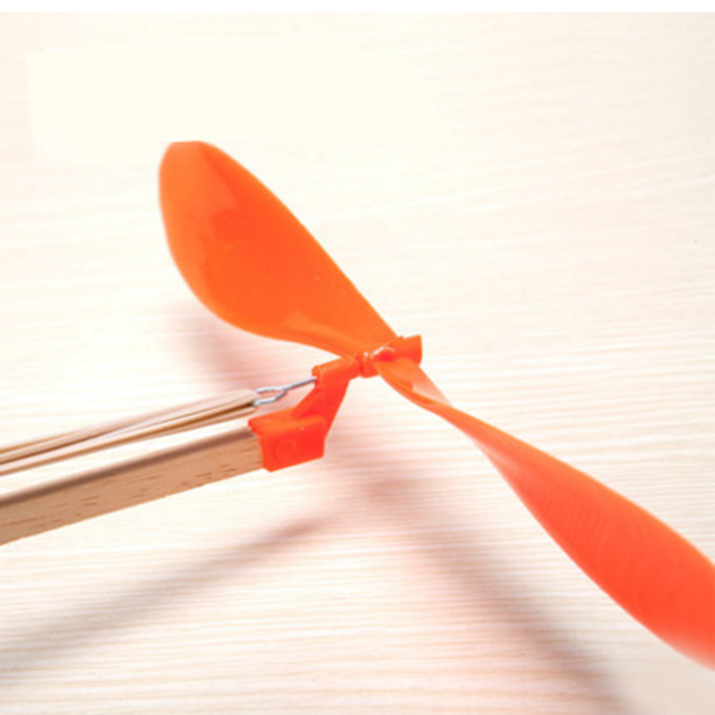 Glider Rubber Band Elastic Powered Flying Plane Airplane Fun Model Kid