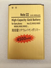 4500mAh Golden Standard Li-ion Battery For Samsung Galaxy Note 3 III N9000 N9005 N9002 N900 N900A