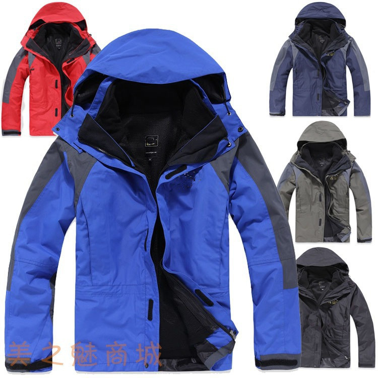 High quality Double Layer Windproof Waterproof Skiing Jacket Outdoor Water sports Cloth Brand New ski jacket men for snowboard