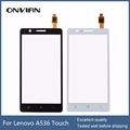 Black White touch panel For Lenovo A536 touch screen digitizer Sensor Lens glass replacement for A