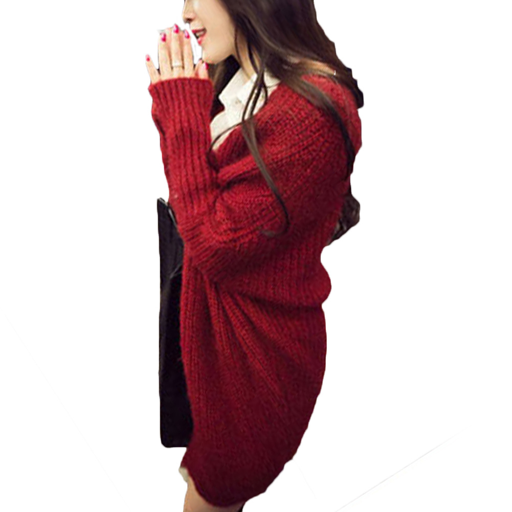 Long sleeved sleeveless bat sleeve loose shawl sweater