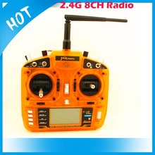 2.4GHz 8 channel transmitter with three position flap Mkron orange digital proportional radio controller