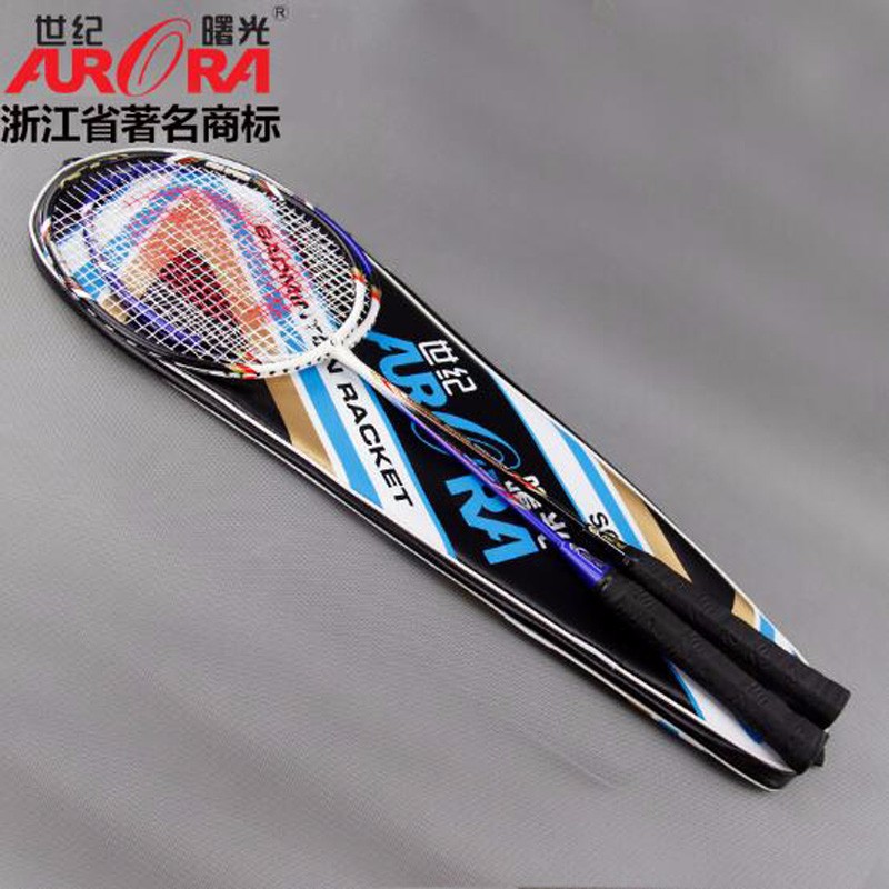 High Value 2 Color Carbon Training Badminton Racket 24LBS (5)