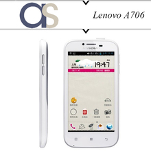 Original new Lenovo A706 Android 4.1  Quad Core 1.2Ghz 4GB ROM 5.0Mp 4.5” IPS WIFI Bluetooth WCDMA Russian Spanish Cell phones