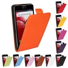 Genuine Real Leather Case Flip Cover Mobile Phone Accessories Bag Retro Vertical For L7 II 2