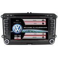 High quality HD double din touch screen car dvd player for passat b6 with audio dvd