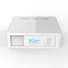 ECsee ES130 854X480 Full HD1080P DLP LED Projector 800 lumens Household Mini Portable Projector Input USB