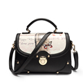 Retro Trendy Print Bag Women Designer Handbag Classic Flap Closure Bag Ladies Simple All match Shoulder