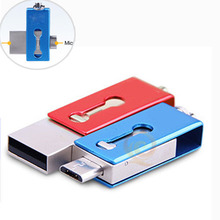 Metal waterpoof 360 degree OTG USB flash drive 8GB for OTG function Android Smartphone pen drive