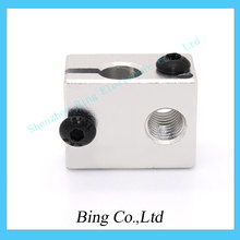 Aluminium Heat Block for V6 J-head 3D Printer,RepRap Makerbot MK7/MK8 Extruder