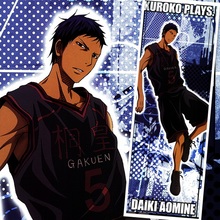 45X125CM Kuroko no Basuke Basketball Aomine Daiki Anime Cartoon scroll wall picture mural poster art cloth canvas painting